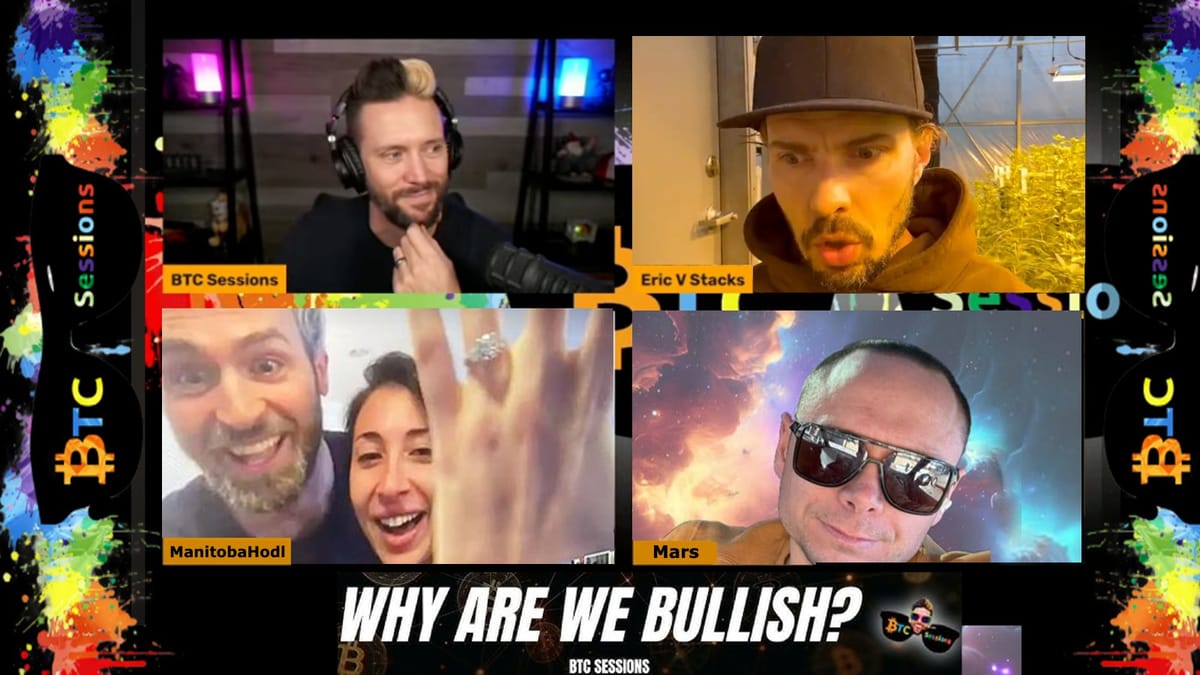 You Won't Believe Eric V. Stacks' Reaction As Pleb Proposes To Girlfriend On 'Why Are We Bullish' Live Stream.